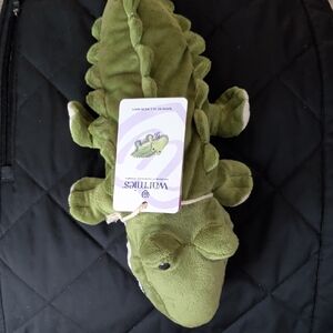 Warmies Green Alligator Plush